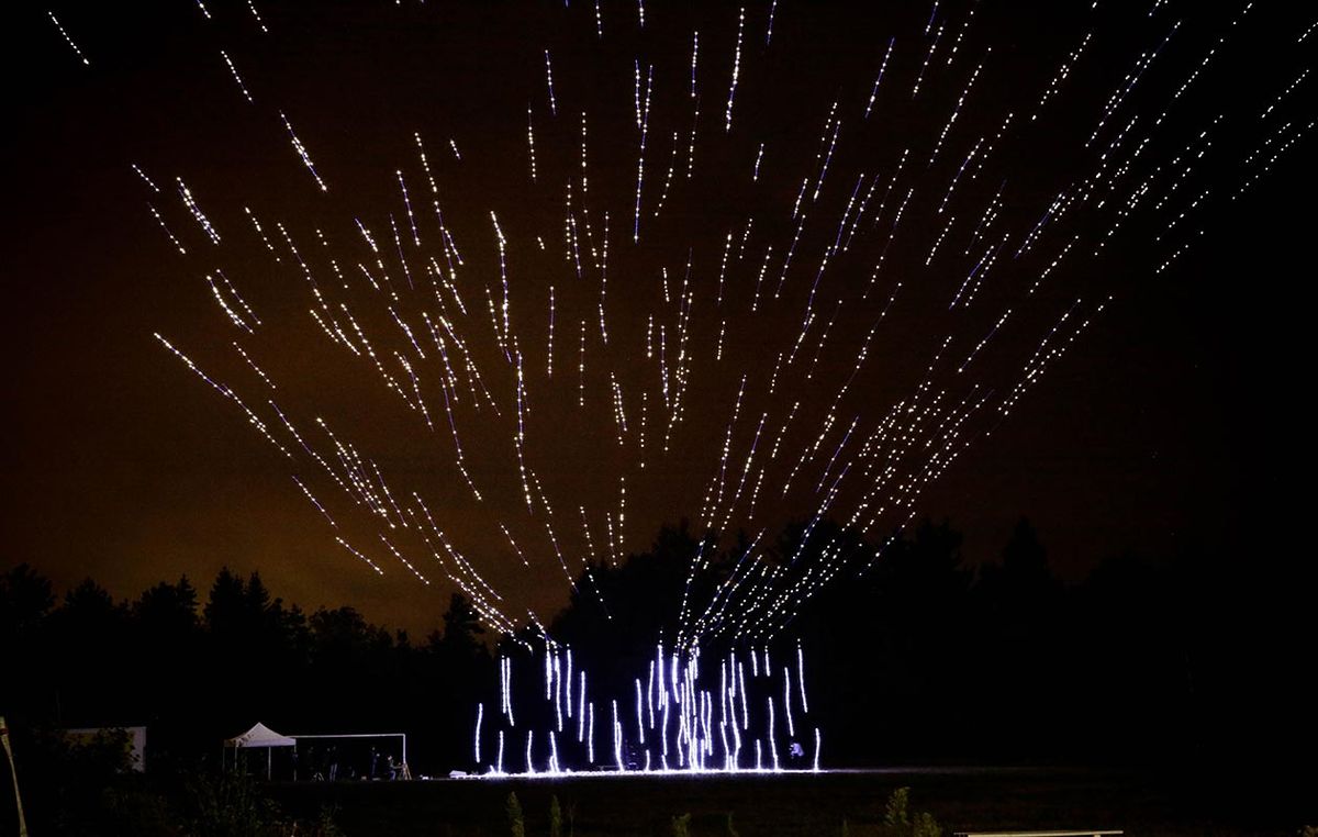 Drones drone intel fireworks world light shooting record flying star guinness show sky hundreds display single dance spectacle performance its