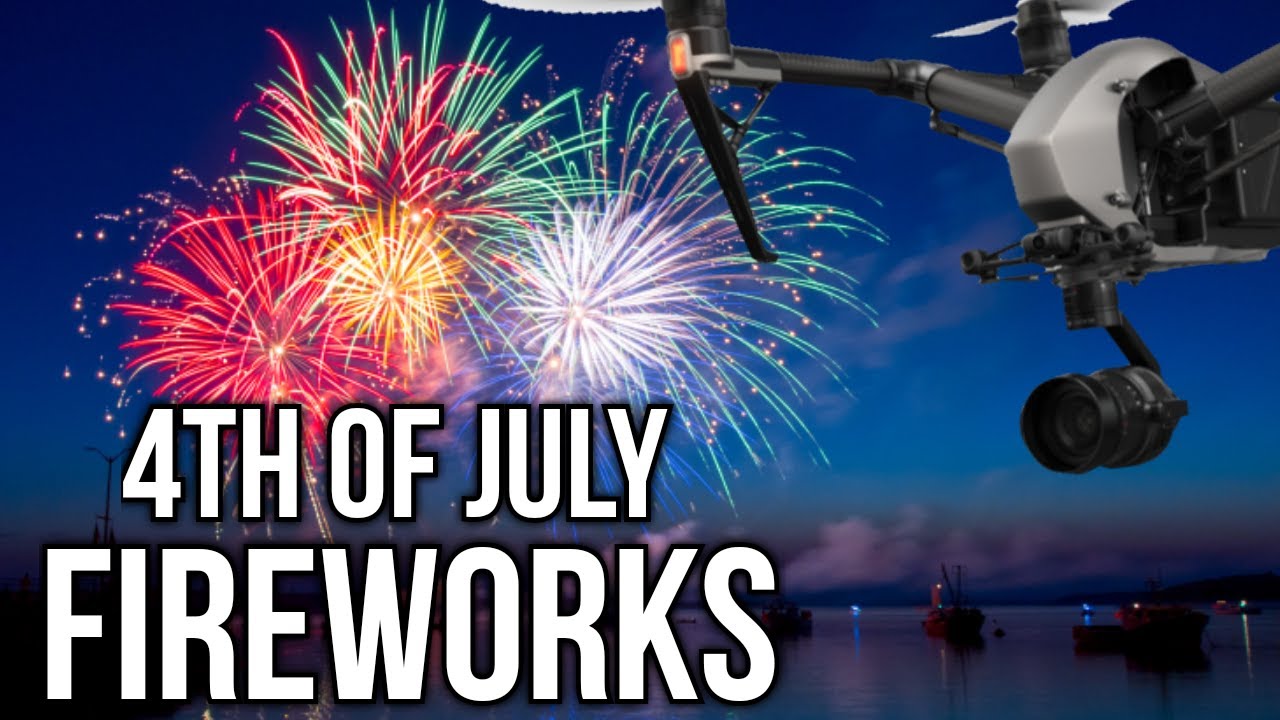 Drone fireworks